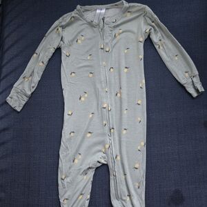 Lemon Print Kids One Piece